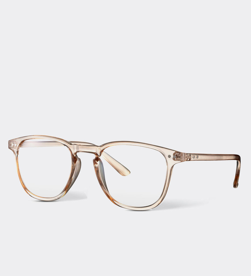 Owalne okulary do komputera i oprawki Marabella Beige