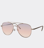 Klasyczne okulary przeciwsłoneczne awiator Fiji Pink