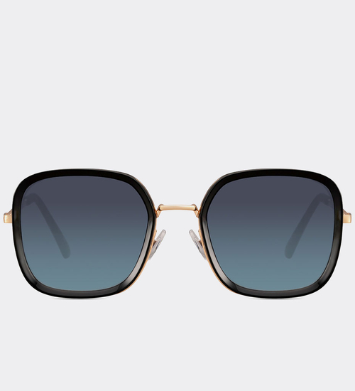 Kwadratowe okulary przeciwsłoneczne oversize UV400 Dali Blue