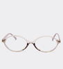 Okulary zerówki do komputera / oprawki korekcyjne Vivienne Clear/Pink