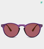 Owalne fioletowe klasyczne 2025 okulary przeciwsłoneczne Dakota Purple