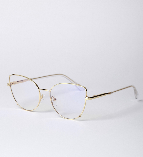 Oprawki damskie z kocim charakterem Murcia Gold