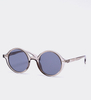 Okulary przeciwsłoneczne damskie okrągłe UV400 – Louisiana Grey
