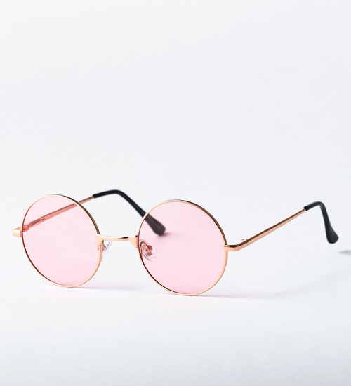 Okulary lenonki jasnoróżowe Liverpool Light Pink