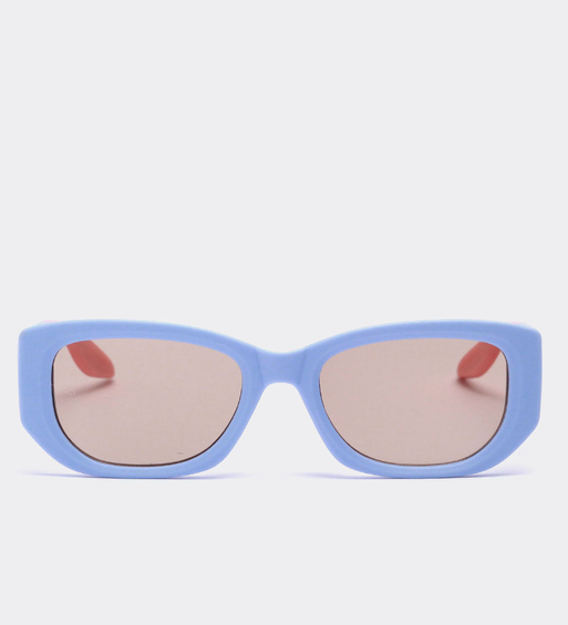 Okulary przeciwsłoneczne damskie prostokątne UV400 – Geneve Blue