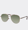 Klasyczne okulary przeciwsłoneczne awiator Fiji Green