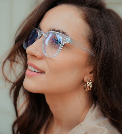 Oprawki do komputera z filtrem Blue Light Blocker Billie Gray