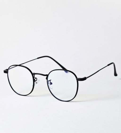 Okulary do komputera i oprawki metalowe Messina Black