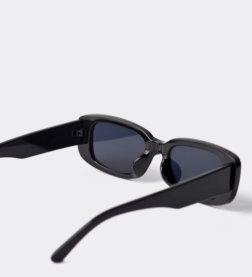 Prostokątne okulary przeciwsłoneczne Cairo Black