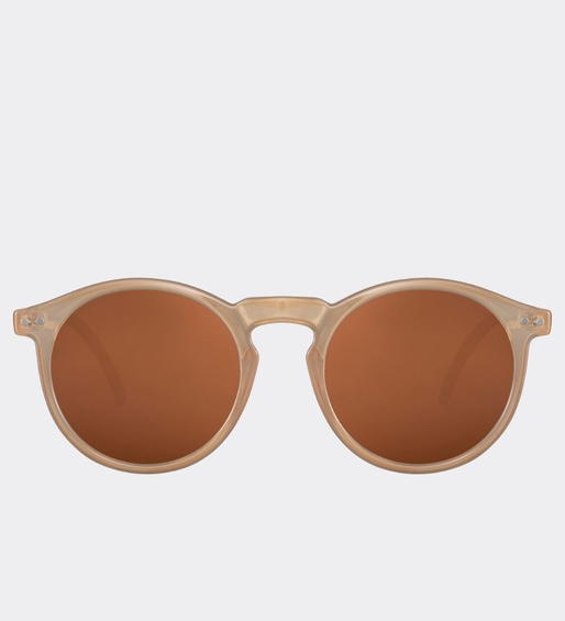 Okulary na lato owalne UV400 Perugia Beige