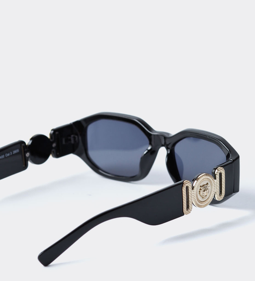 Okulary przeciwsłoneczne prostokątne Sucre Black