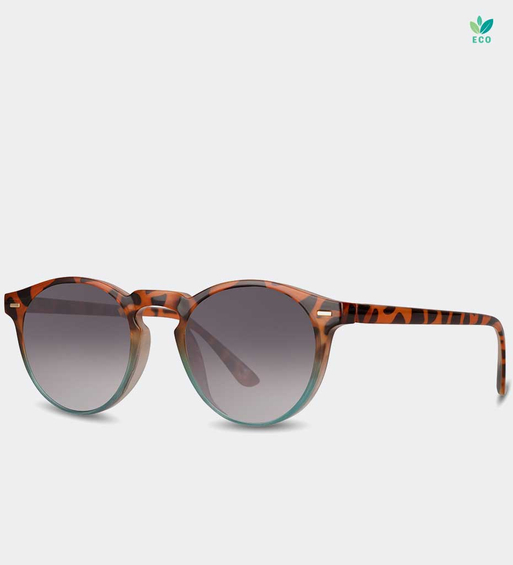 Okrągłe szkła delikatne okulary przeciwsłoneczne Ankara Panther Blue