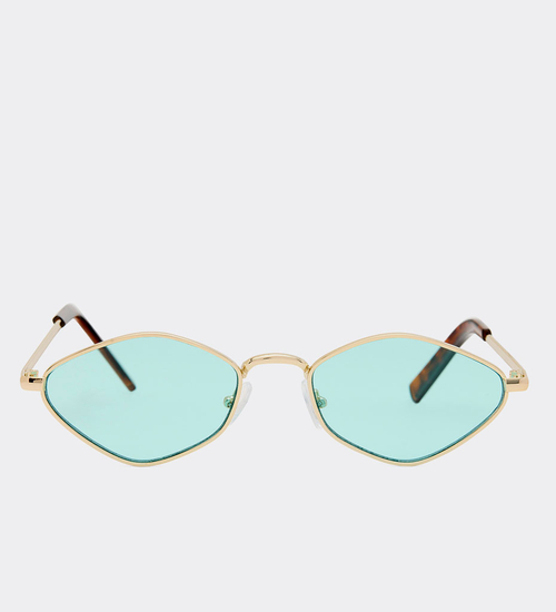 Prostokątne okulary przeciwsłoneczne UV 400 Breeze Blue