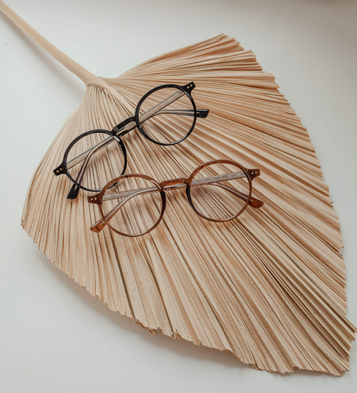 Okulary zerówki do komputera / okulary korekcyjne okrągłe Asher Black