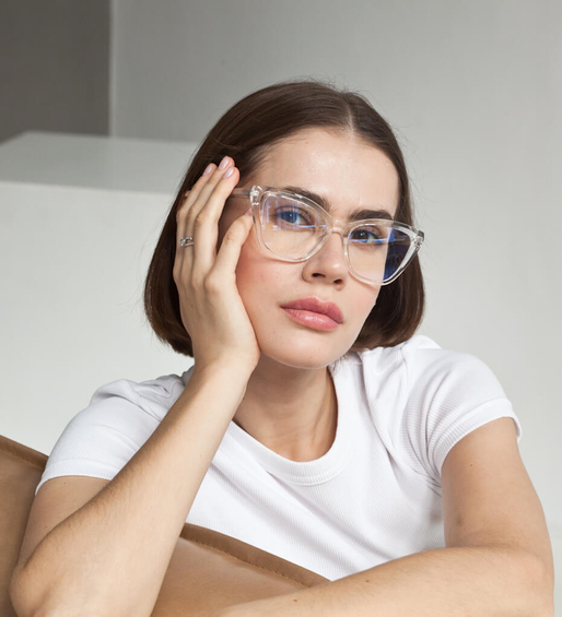 Kocie okulary Jacksonville Clear