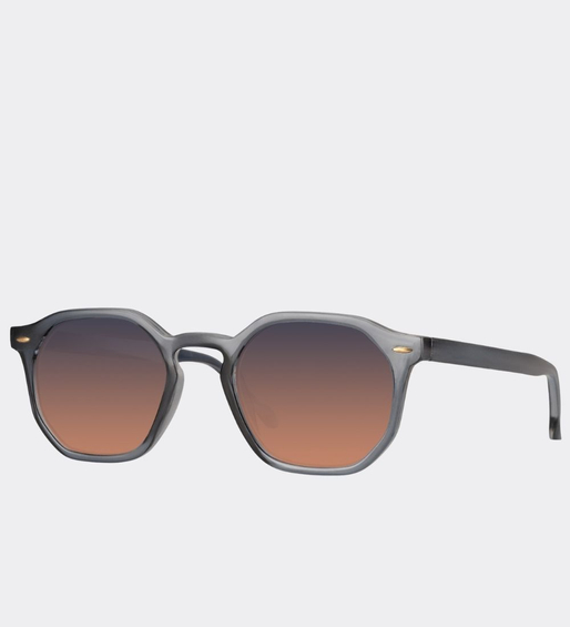 Owalne modne okulary przeciwsłoneczne damskie i męskie Sevilla Blue/Brown