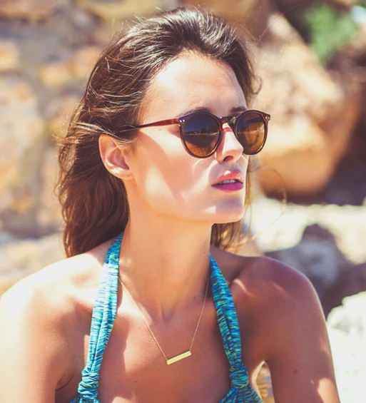 Okulary przeciwsłoneczne owalne Perugia Burgundy