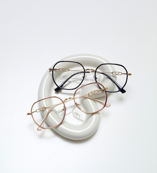 Okulary zerówki do komputera metalowe Elisa Black