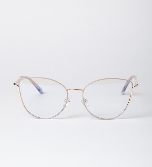 Okulary do komputera z kocim pazurem Medina Beige