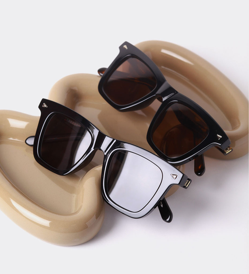 Kwadratowe okulary damskie i męskie Pattaya Black