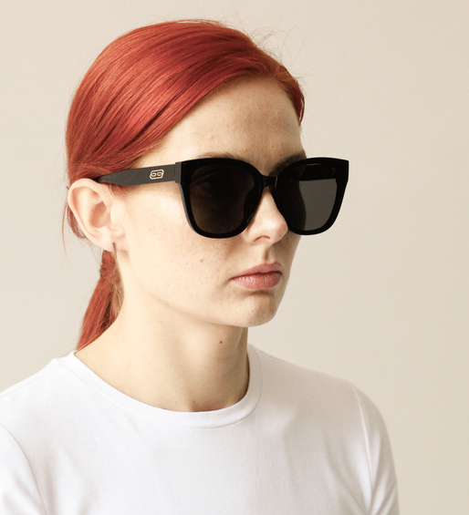 Okulary przeciwsłoneczne z soczewką nylonową i filtrem UV damskie Cabo Black