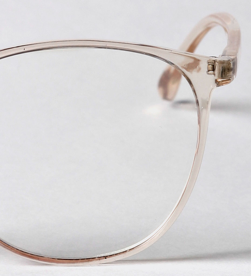 Przezroczyste okulary oversize do komputera Novara Tea