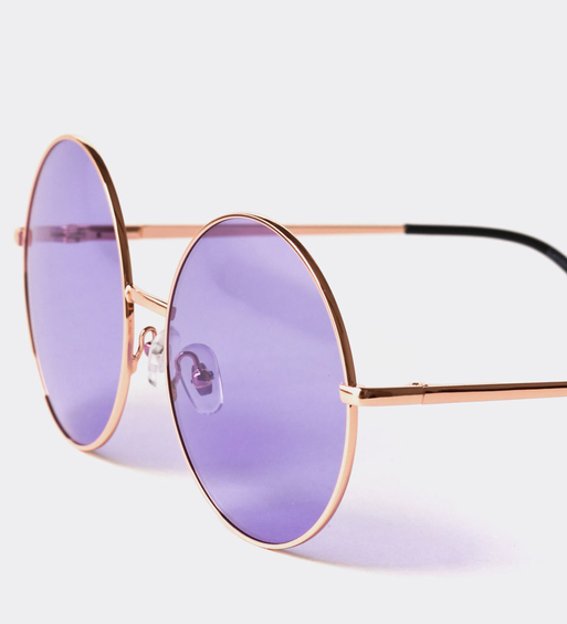 Okulary lenonki XL fioletowe Jaipur Violet