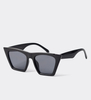 Modne czarne okulary koty Syracuze Black Bigger Size