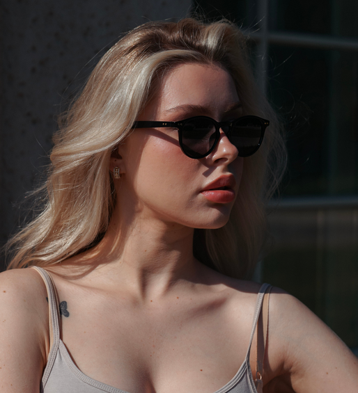 Okulary przeciwsłoneczne z polaryzacją czarne Washington Black