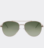 Klasyczne okulary przeciwsłoneczne awiator Fiji Green