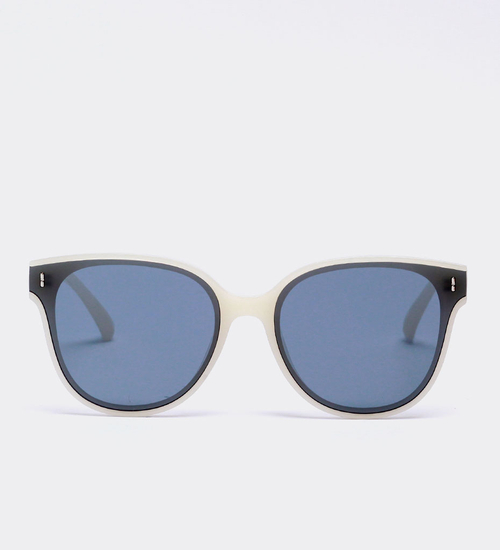 Okulary przeciwsłoneczne z soczewką nylonową i filtrem UV damskie  Miami Black/White