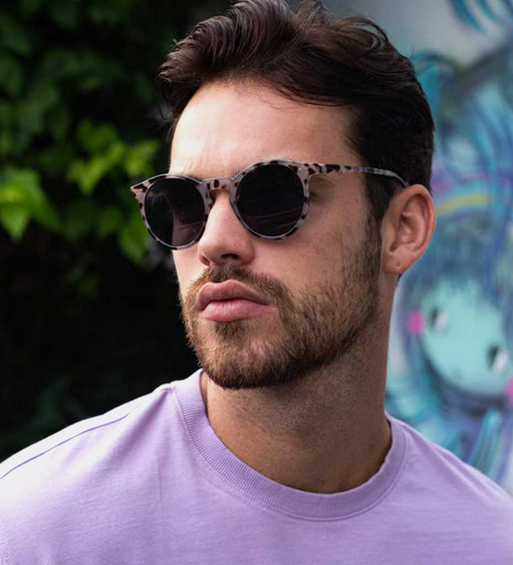 Okulary na lato okrągłe soczewki Grenada Light Panther