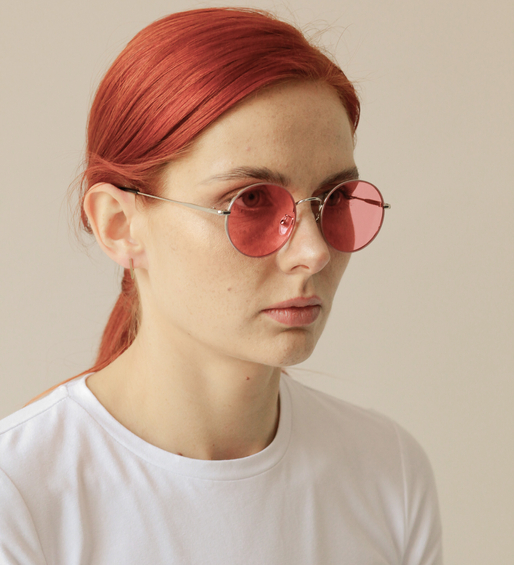 Okulary przeciwsłoneczne lenonki z polaryzacją UV400 – San Diego Gold/Pink