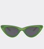 Okulary przeciwsłoneczne damskie kocie oczy Dijon Green