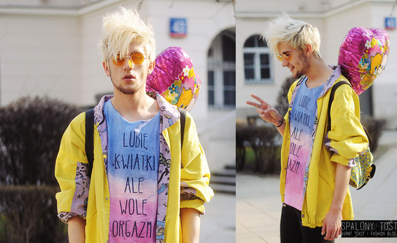 Okulary lenonki żółte Liverpool Yellow