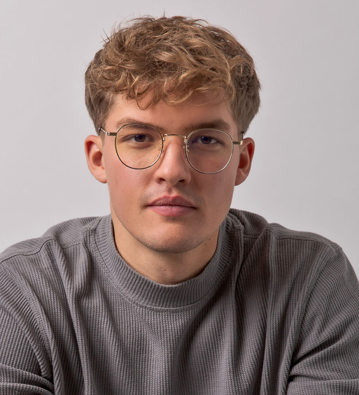 Okulary druciane Messina Gold