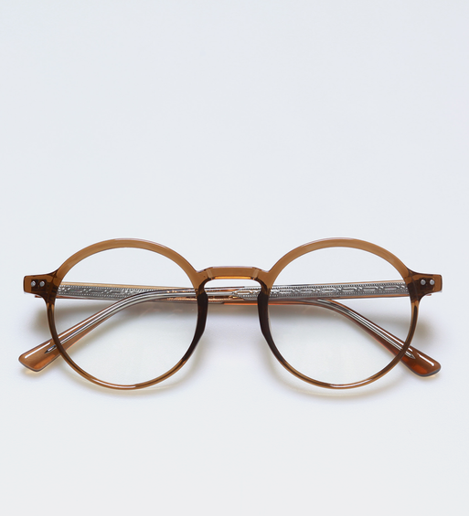 Okulary zerówki do komputera / okulary korekcyjne okrągłe Asher Brown