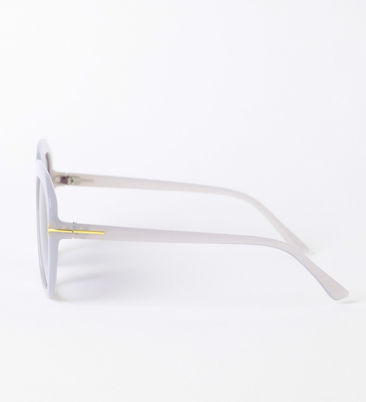 Szare duże okulary pilotki Dalian Grey