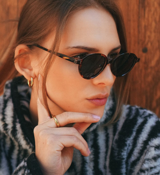 Okulary przeciwsłoneczne owalne z polaryzacją UV400 Palmas Panther