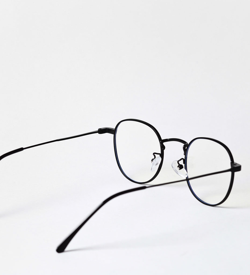Okulary do komputera i oprawki metalowe Messina Black