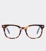 Czarne okulary blue light unisex z przezroczystymi soczewkami Columbina Brown