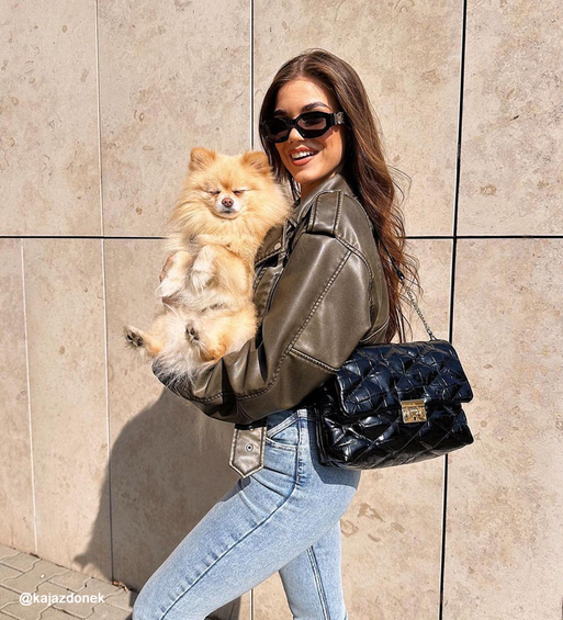 Okulary przeciwsłoneczne prostokątne Sucre Black