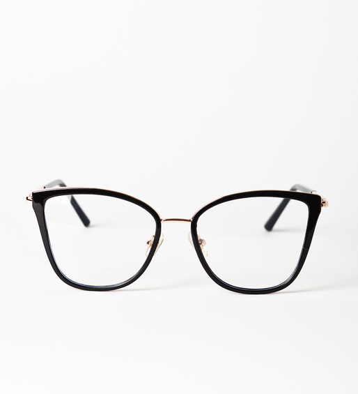 Okulary do ekranu i oprawki czarne koty Wellington Black