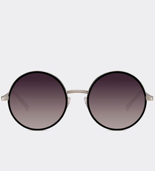 Okrągłe okulary przeciwsłoneczne UV400 Cusco Black