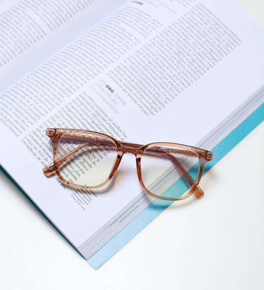 Okulary z filtrem do komputera / okulary korekcyjne transparentne Miller Tea