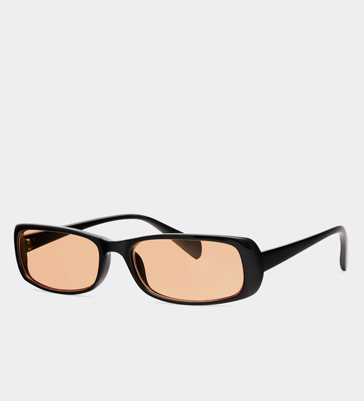 Okulary przeciwsłoneczne damskie prostokątne Eco Mini Alpen Orange