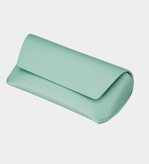 Gładkie turkusowe etui z zapięciem magnetycznym