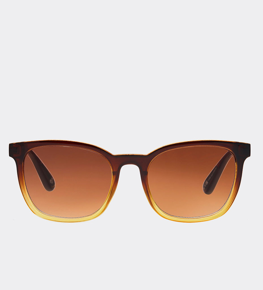 Klasyczne kwadratowe okulary przeciwsłoneczne UV400 Caucas Brown