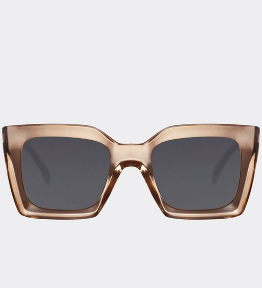 Ekologiczne okulary oversize UV400 Madagascar Tea