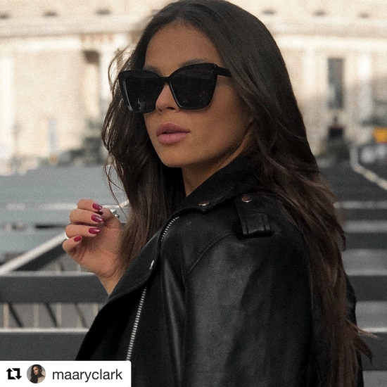 Okulary przeciwsłoneczne duże koty Caracas Black